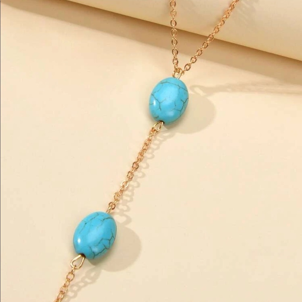 2/30$ 2pc Stone Decor Mittens Anklet - Picture 2 of 3